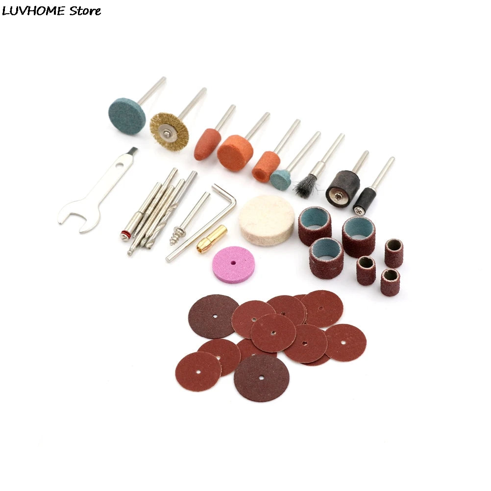 40Pcs Wood Metal Grinding Polish Electric Drill Grinder Engraving Grinder Mini Drill Electric Rotary Tool Grinding Machine Parts