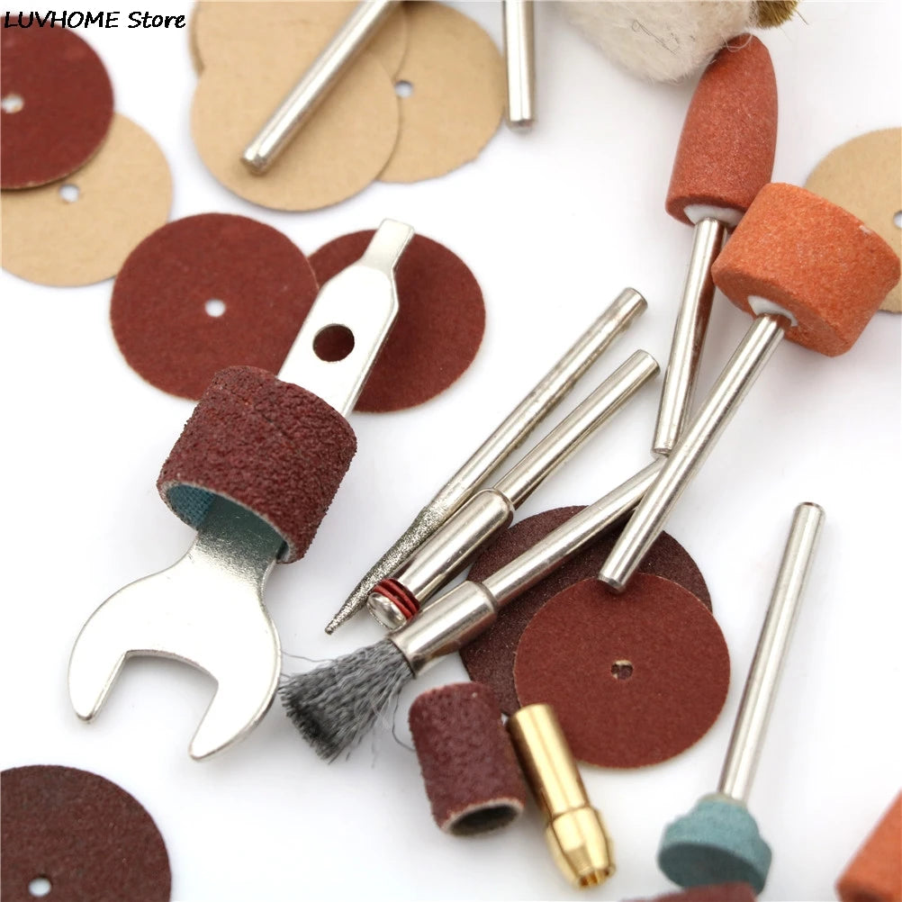 40Pcs Wood Metal Grinding Polish Electric Drill Grinder Engraving Grinder Mini Drill Electric Rotary Tool Grinding Machine Parts