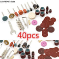 40Pcs Wood Metal Grinding Polish Electric Drill Grinder Engraving Grinder Mini Drill Electric Rotary Tool Grinding Machine Parts